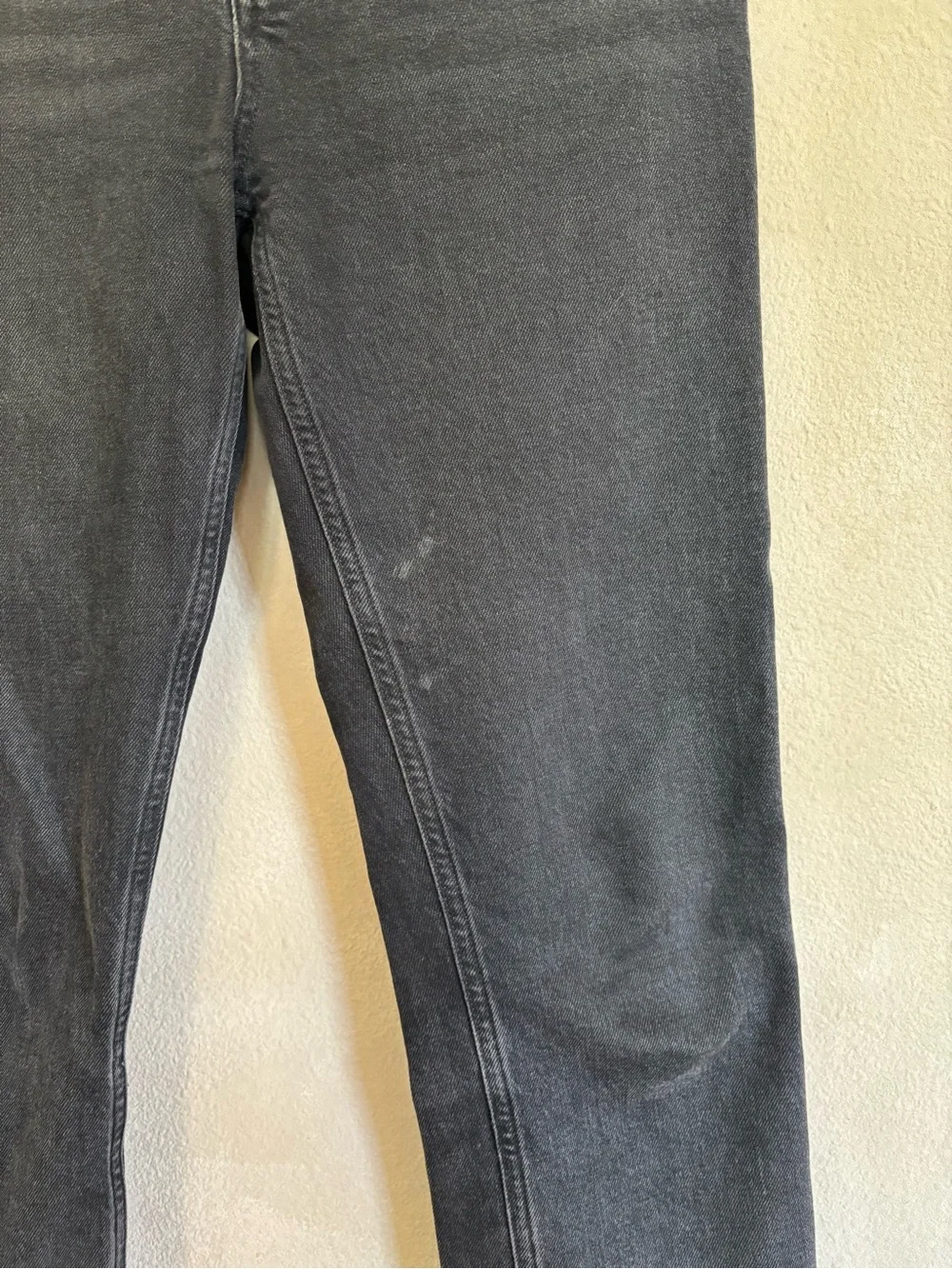 Agolde Riley Crop black jeans